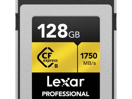 Lexar 128GB Professional CFexpress Type B Card GOLD Series Supply