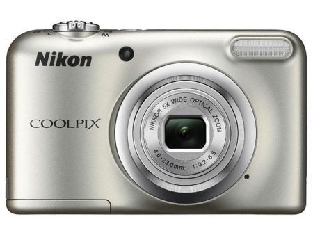 Nikon COOLPIX A10 16.1MP 5x Zoom NIKKOR Glass Lens Digital Camera - Silver Refurbished Online now