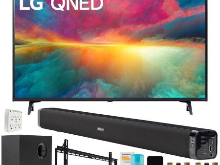 LG 43  4K HDR Smart Quantum Dot NanoCell TV 2023 with Deco Gear Home Theater Bundle Online