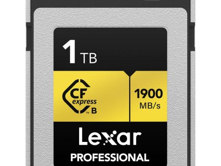 Lexar 1TB Professional CFexpress Type B Card GOLD Series Online Sale