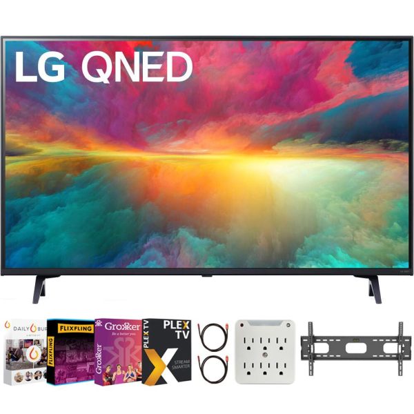 LG 55 Inch 4K HDR Smart Quantum Dot NanoCell TV 2023 + Movies Streaming Bundle Hot on Sale