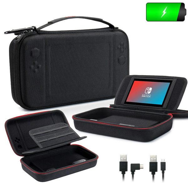 Deco Gear 10000mAH Charging Case for Nintendo Switch with 128GB Audio Essentials Bundle Online now