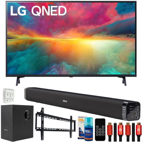 LG 43  4K HDR Smart Quantum Dot NanoCell TV 2023 with Deco Gear Home Theater Bundle Online