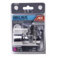 Ace Quick Lock 1 2 in. Push-Fit in. X 1 4 in. Push-Fit Brass Angle Valve Sale