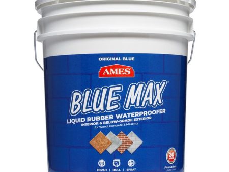 AMES Blue Max Liquid Rubber Blue Waterproof Coating 5 gal For Discount