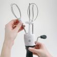 OXO Good Grips Black White Plastic Stainless Steel Egg Beater Hot on Sale