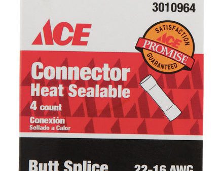 Ace Butt Connector Red 4 pk Online Hot Sale