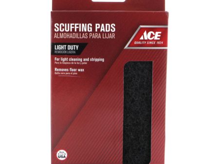 Ace 2 Grade Medium Coarse Cleaning and Scuffing Pad 2 pk For Discount