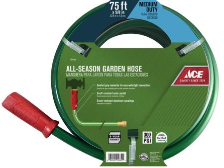 Ace 5 8 in. D X 75 ft. L Medium Duty Garden Hose Supply