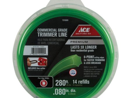 Ace Premium Commercial Grade 0.080 in. D X 280 ft. L Trimmer Line Cheap