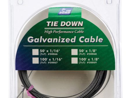 Tie Down Engineering Galvanized Galvanized Steel 1 16 in. D X 100 ft. L Aircraft Cable Discount