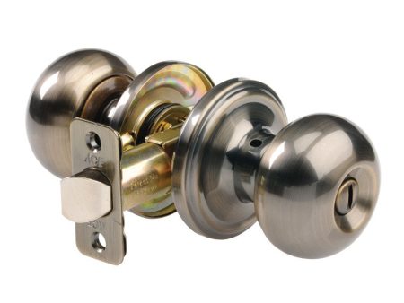 Ace Colonial Antique Brass Privacy Lockset 1-3 4 in. Online