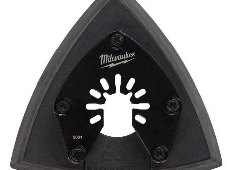 Milwaukee Universal Fit Open-Lok 3-1 2 in. Triangular Sanding Pad 1 pk For Sale