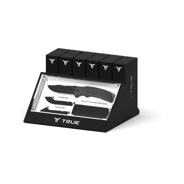 True Black 3CR13 Stainless Steel 6 in. Replaceable Blade Knife Online