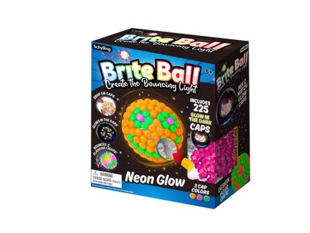 Schylling Brite Ball Glow Toy Multicolored 225 pc For Sale