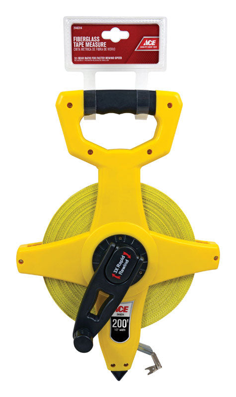 Ace 200 ft. L X 0.5 in. W Fiberglass Long Tape Measure 1 pk Online