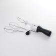 OXO Good Grips Black White Plastic Stainless Steel Egg Beater Hot on Sale