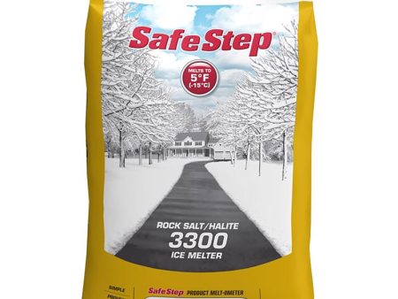 Safe Step 3300 Sodium Chloride Crystal Halite Rock Salt Ice Melt 50 lb Online Hot Sale