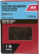 Ace 1-1 4 in. Roofing Electro-Galvanized Steel Nail Large Head 1 lb For Cheap