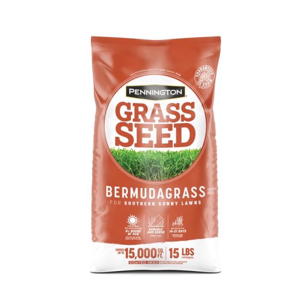 Pennington Bermuda Grass Full Sun Grass Seed 15 lb Online Hot Sale