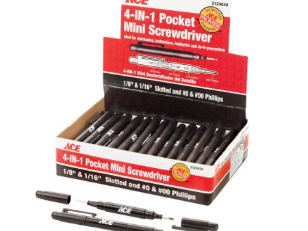 Ace Phillips Slotted 4-in-1 Pocket Screwdriver 6 in. Sale