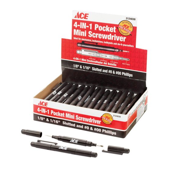 Ace Phillips Slotted 4-in-1 Pocket Screwdriver 6 in. Sale