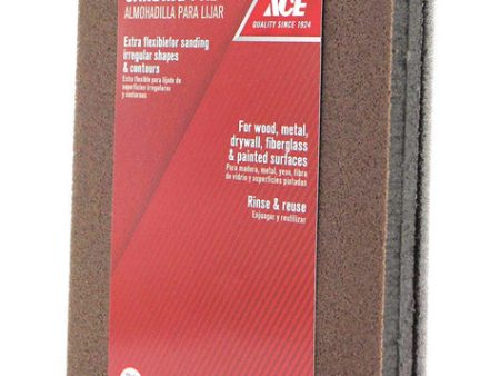 Ace 5-1 2 in. L X 4-1 2 in. W X 1 4 in. 60 120 180 Grit Assorted Sanding Sponge Supply