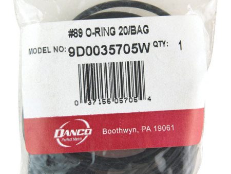 Danco 2-3 16 in. D X 2 in. D #89 Rubber O-Ring 20 pk For Discount