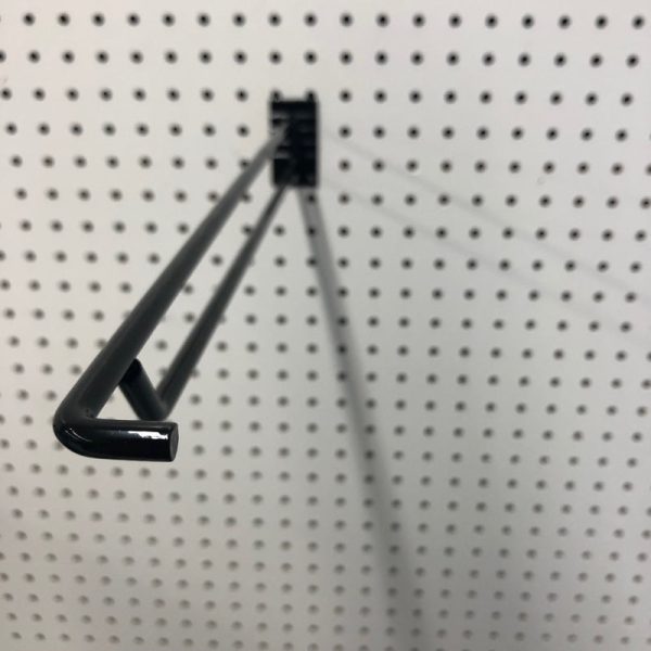 16 in. 250 Black Metal Display Brooms Peg Hook 1 pk Sale