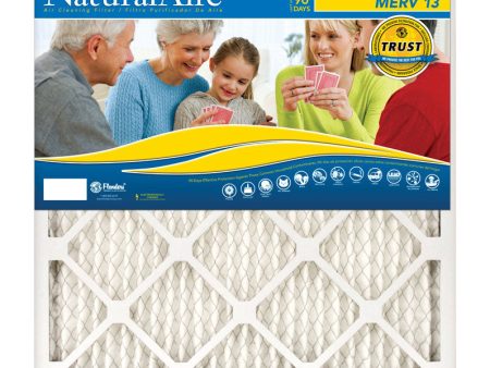 NaturalAire 20 in. W X 30 in. H X 1 in. D Polyester Synthetic 13 MERV Pleated Air Filter 1 pk Sale