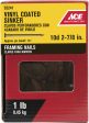 Ace 10D 2-7 8 in. Sinker Vinyl Steel Nail Checkered Head 1 lb Fashion