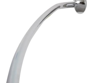 Zenna Home NeverRust Adjustable Curved Shower Rod 72 in. L Chrome For Cheap