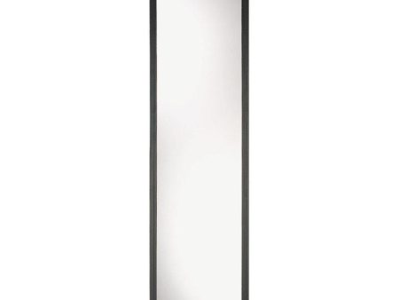 Erias 49 in. H X 13 in. W Black Plastic Door Mirror Sale