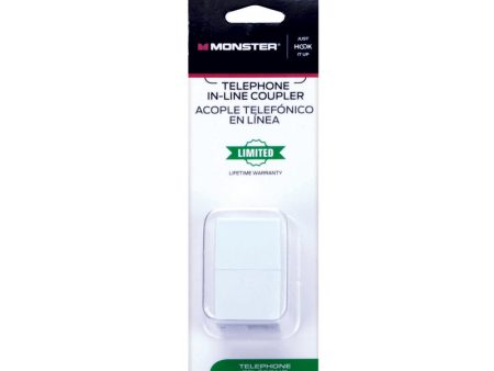 Monster Just Hook It Up 0 ft. L White Modular In Line Coupler on Sale