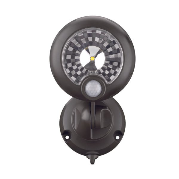 Mr. Beams Motion-Sensing Battery Powered LED Dark Brown Spotlight - Total Qty: 1 Online Hot Sale