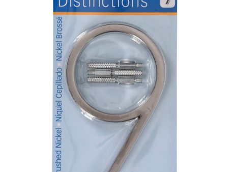 HILLMAN Distinctions 5 in. Silver Metal Screw-On Number 9 1 pc Supply