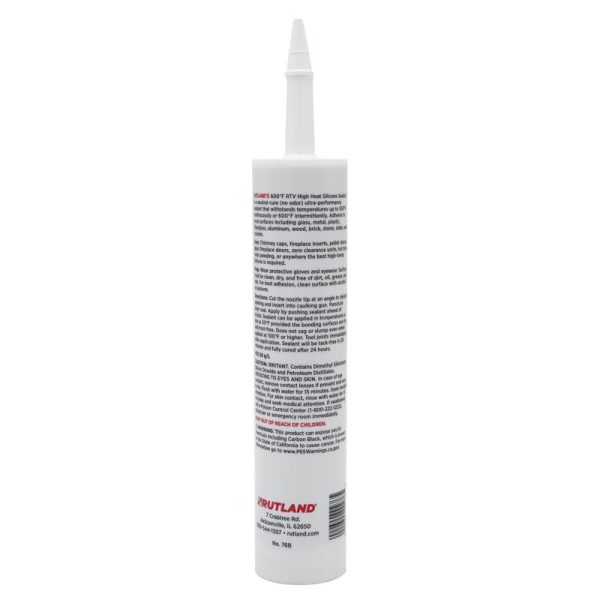 Rutland High Heat Silicone Sealant For Discount