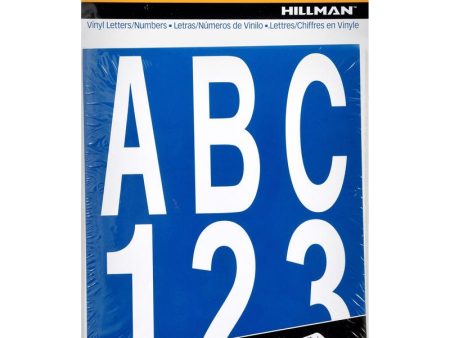 HILLMAN 3 in. Reflective White Vinyl Self-Adhesive Letter and Number Set 0-9, A-Z 1 pc Sale