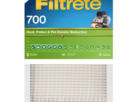 Filtrete 20 in. W X 25 in. H X 1 in. D Fiberglass 8 MERV Pleated Air Filter 4 pk Hot on Sale