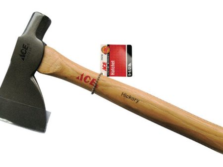 Ace 22 oz Carbon Steel Hammer Hatchet Hickory Handle 13.58 in. Supply