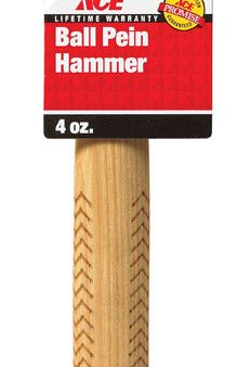 Ace 4 oz Ball Pein Hammer Steel Head 10.55 in. Online Hot Sale