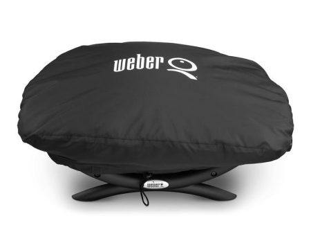 Weber Q100 1000 Black Grill Cover For Discount