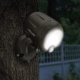 Mr. Beams Motion-Sensing Battery Powered LED Dark Brown Spotlight - Total Qty: 1 Online Hot Sale