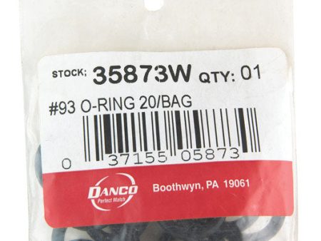 Danco 0.81 in. D X 0.56 in. D Rubber O-Ring 20 pk on Sale