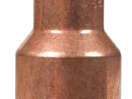 NIBCO 1 2 in. Sweat X 1 4 in. D Sweat Copper Reducing Coupling 1 pk For Cheap