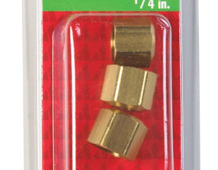 Ace 1 4 in. Compression Brass Nut Online