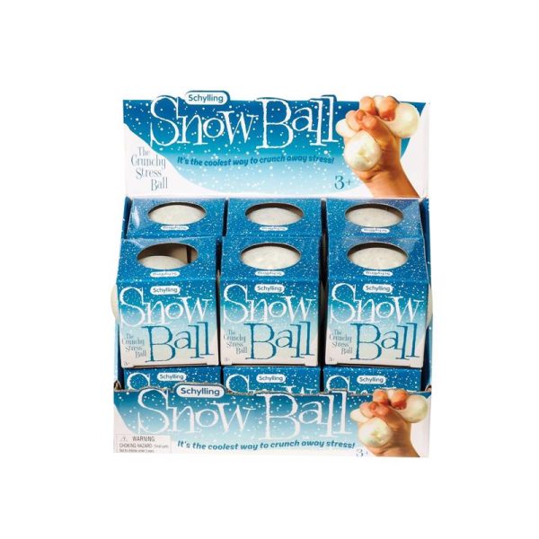 Schylling Snow Ball Crunch White 6 pc Supply