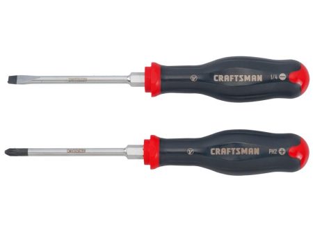 Craftsman V-Series Phillips Slotted Precision Screwdriver Set 2 pc on Sale