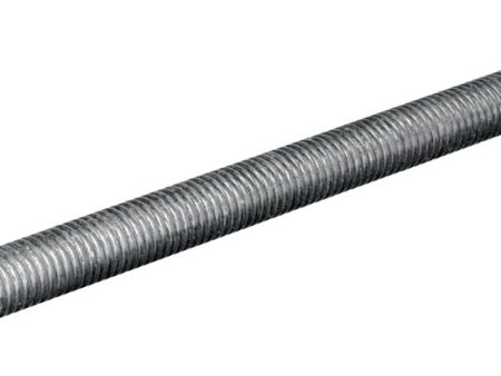 SteelWorks 1 2 in. D X 36 in. L Zinc-Plated Steel Threaded Rod Hot on Sale