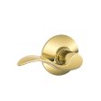 Schlage Accent Bright Brass Passage Lever Right or Left Handed Online now